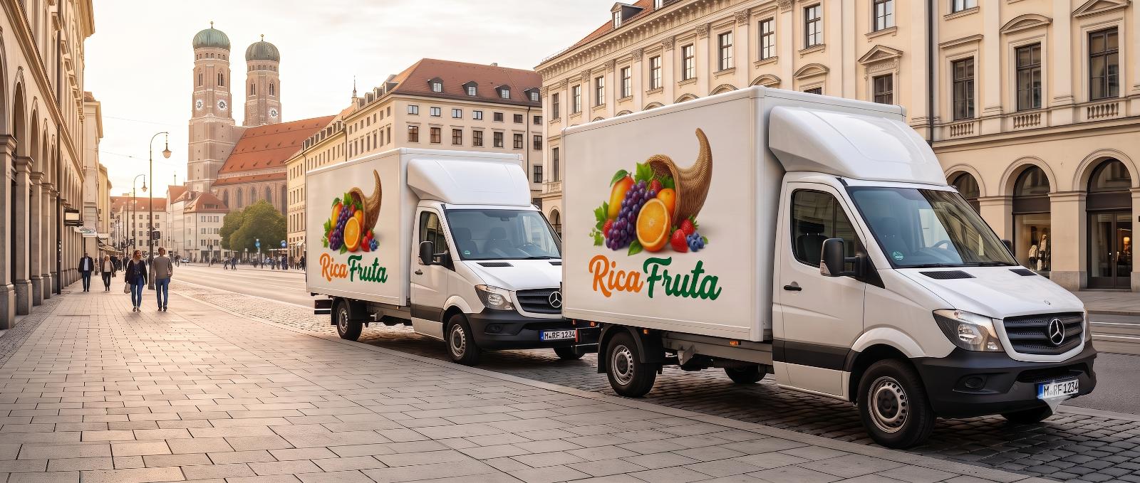 Rica Fruta Lieferfahrzeuge in München